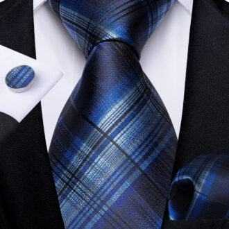 Highland Ridge Modern Plaid Tie Set