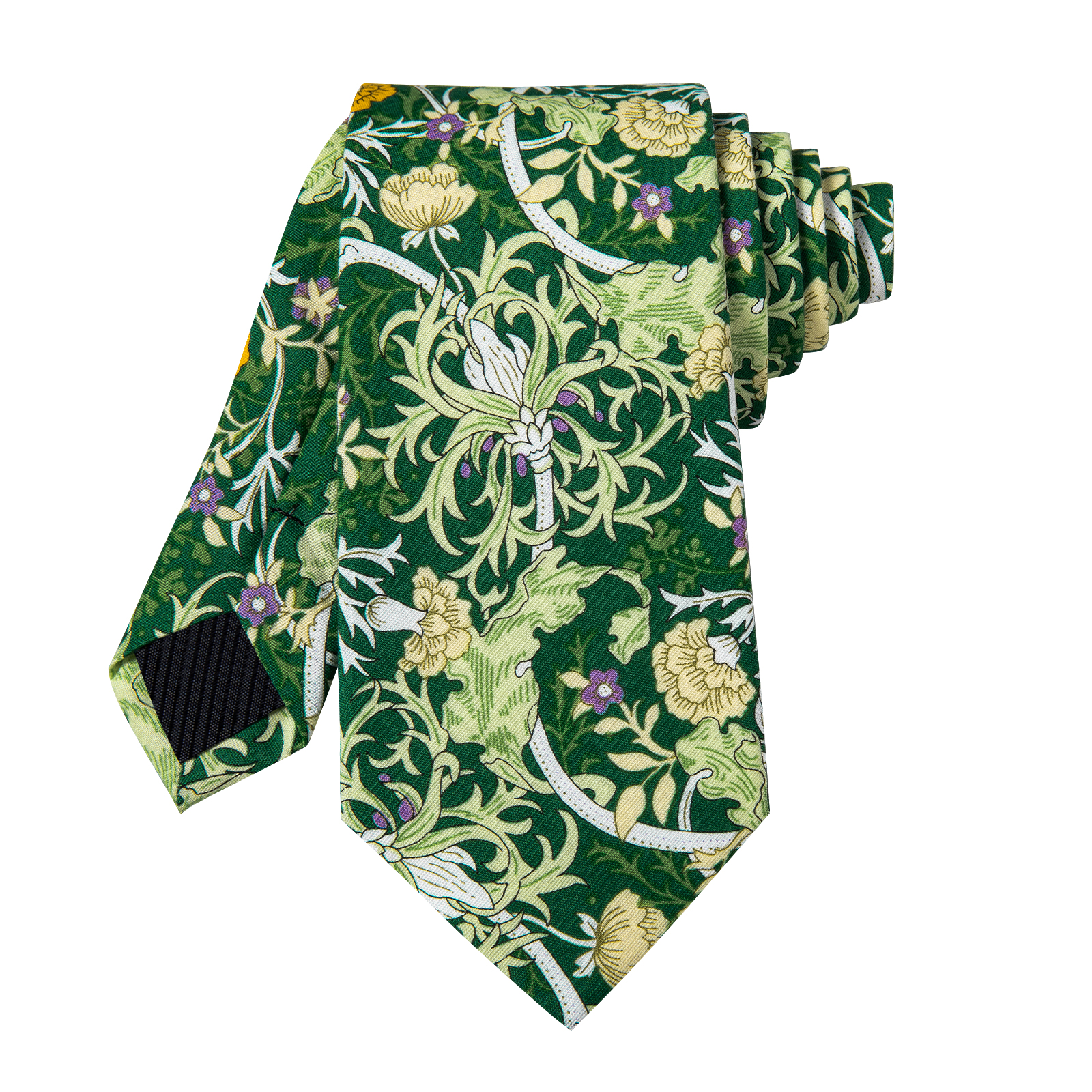 Verdant Vines Floral Skinny Tie - Image 4