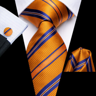 Auburn Crest Striped Tie Set
