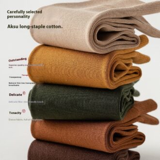 Mid-calf Pure Cotton Business Men Socks